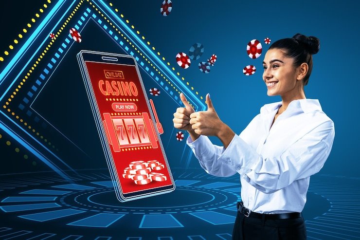 Sport betting and casino games interface view